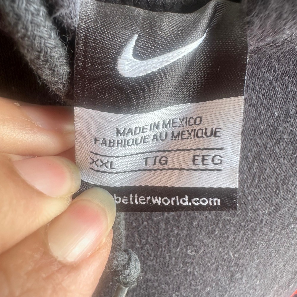 Nike San Diego Surf Cup 12 Hoodie Mens XXL Black Soccer Pullover Sweatshirt - Picture 4 of 6